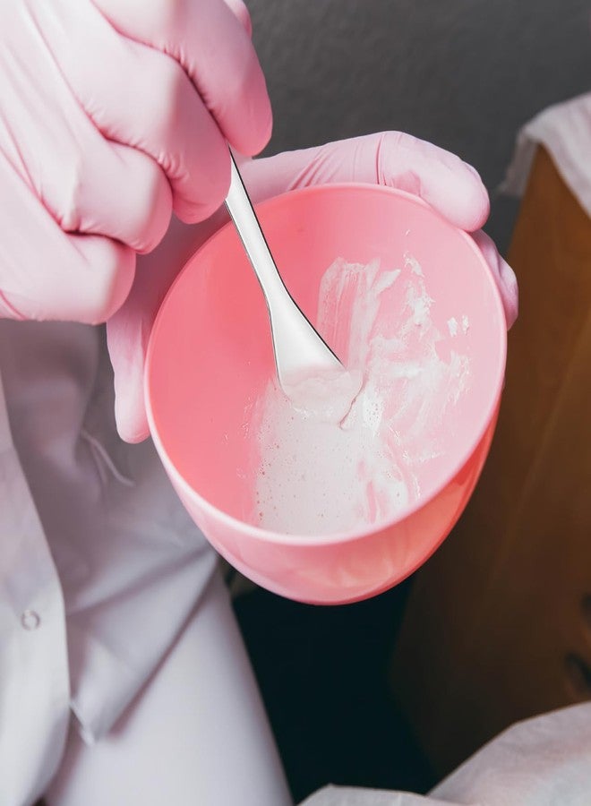 مجموعة فيكاسكي من قطعتين من ملاعق العناية بالبشرة المصنوعة من الفولاذ المقاوم للصدأ، أدوات تجميل قابلة لإعادة الاستخدام للوجه، تتضمن مغرفة تجميل صغيرة الحجم لخلط المنتجات، ملاعق للوجه، ملاعق كريم أساس للاستخدام اليومي، ملاعق للعينين، ملاعق للوجه. - Image 5